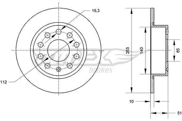 TOMEX Brakes TX 70-29...